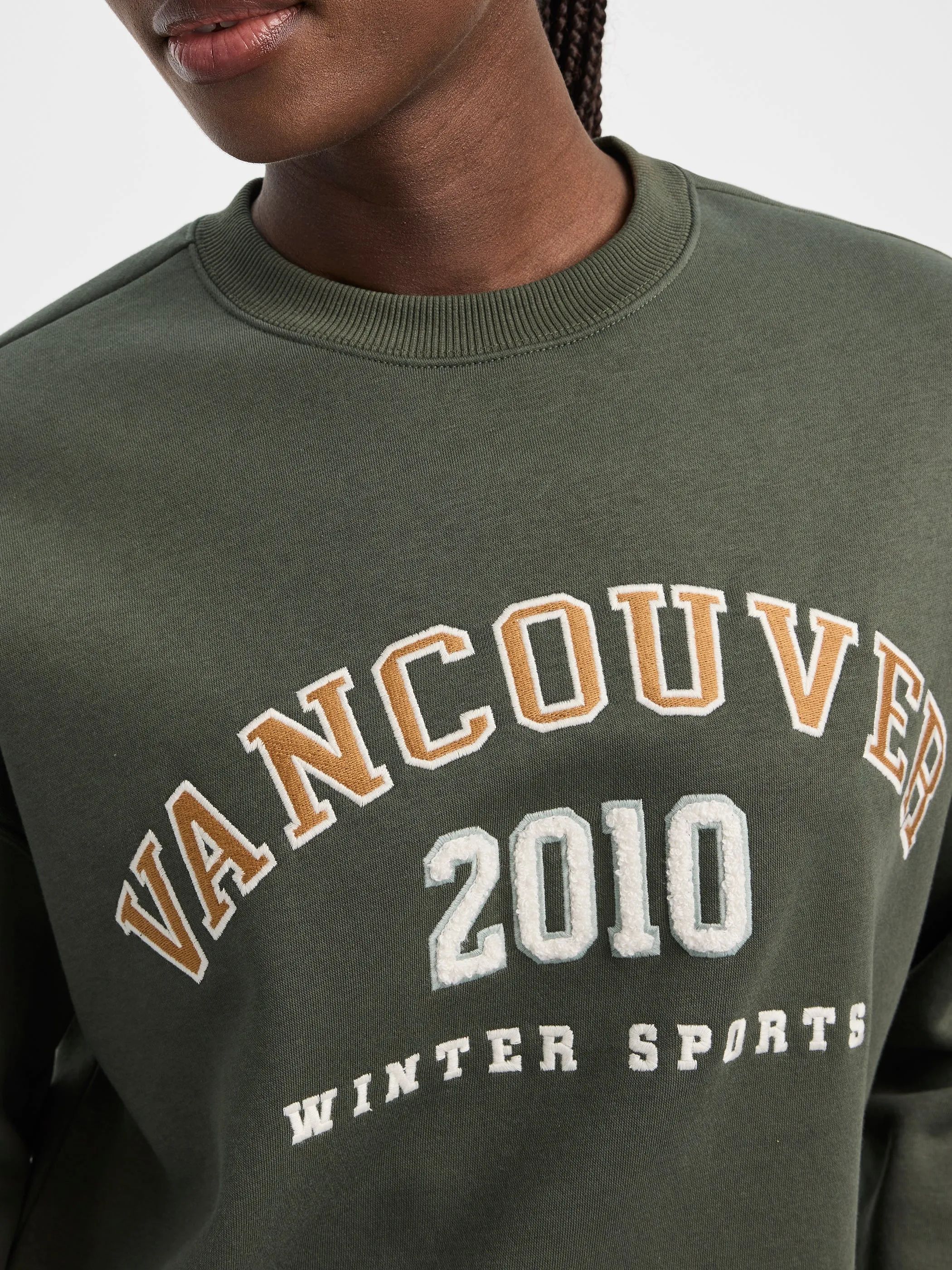 Fleece Crew-Neck Sweatshirt - Hyba sold by Reitmans product image thumbnail 4