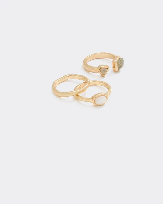 Rings - Set of 3 made by Reitmans