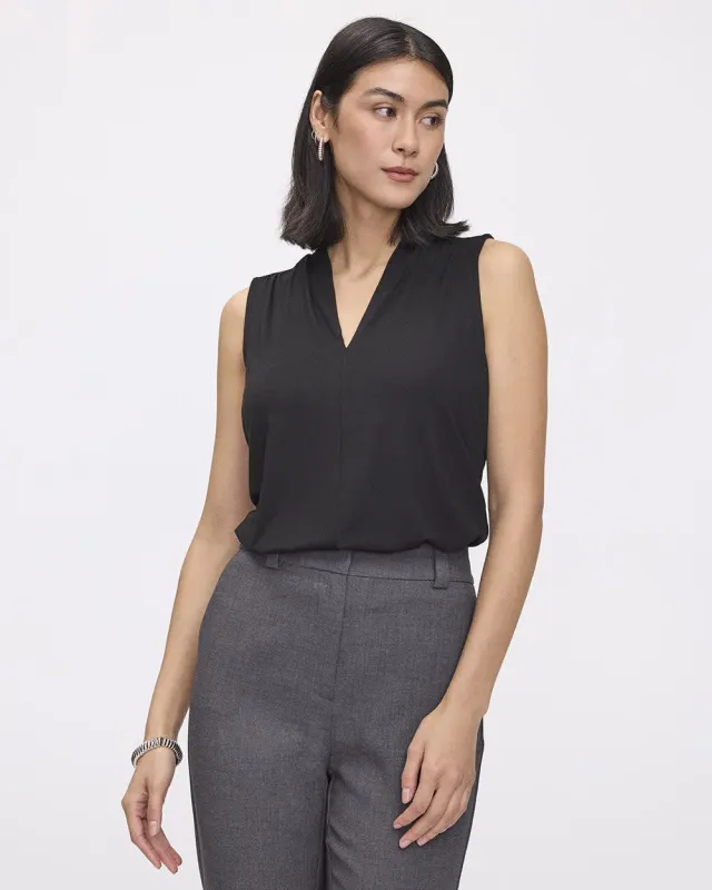 Sleeveless V-Neck Top sold by Reitmans