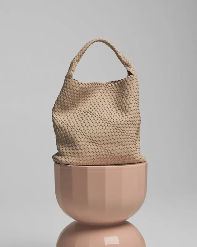 Braided Faux-Leather Shoulder Bag made by Reitmans