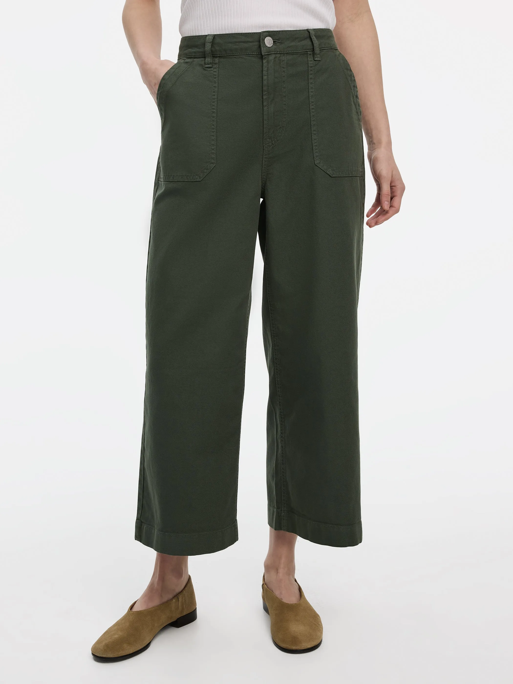 Wide-Leg High-Rise Cropped Pant sold by Reitmans product image thumbnail 2