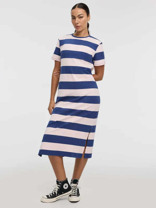 Striped T-Shirt Dress - Hyba sold by Reitmans
