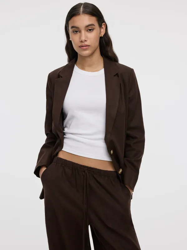 Linen Blazer sold by Reitmans