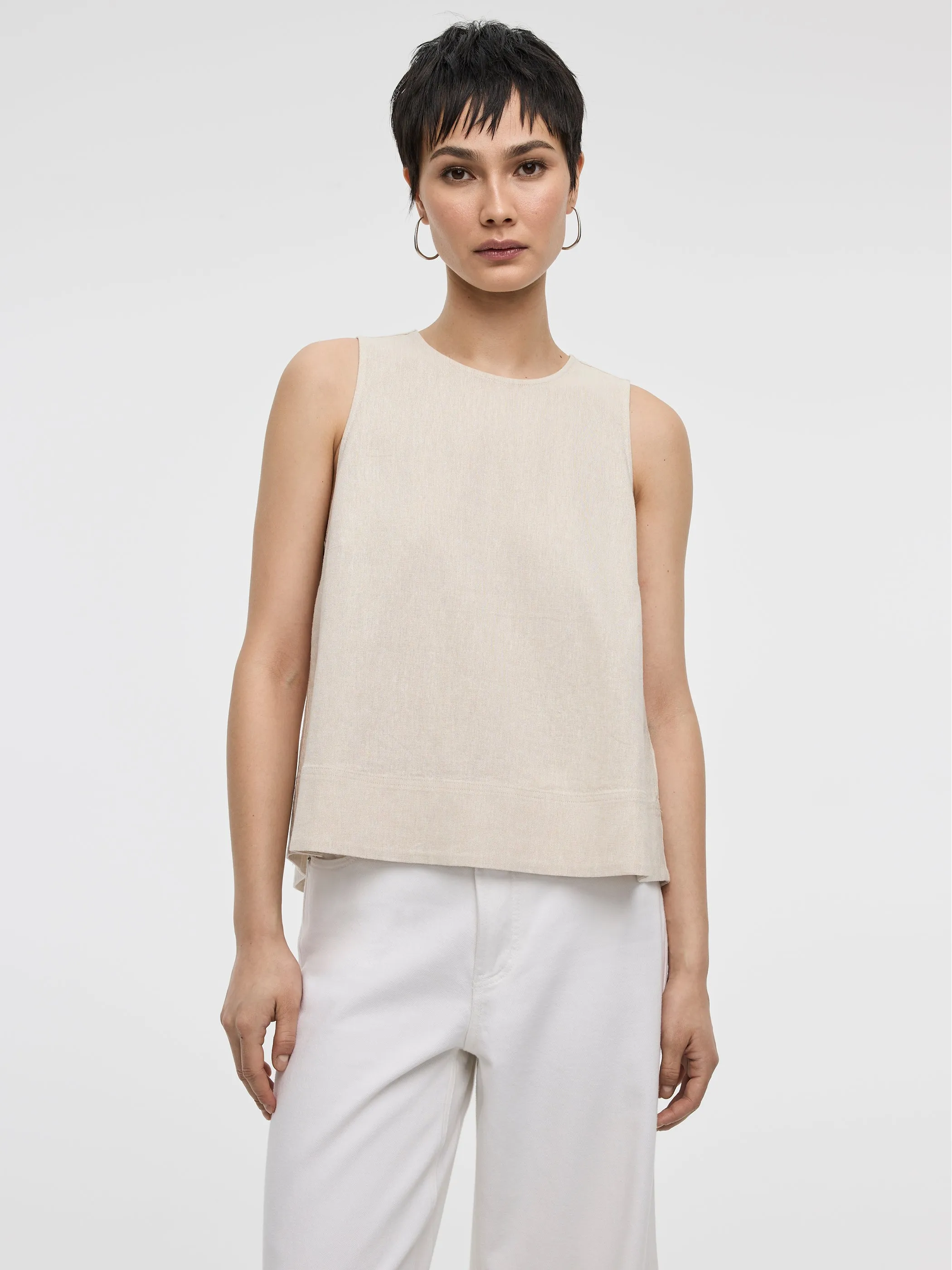 Sleeveless Crew-Neck Blouse sold by Reitmans
