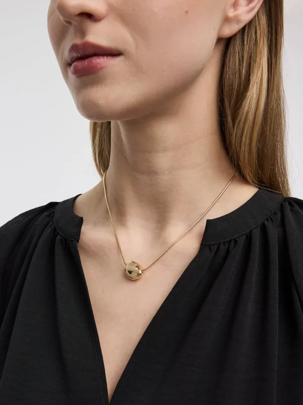 Snake Chain with Pebble Pendant made by Reitmans