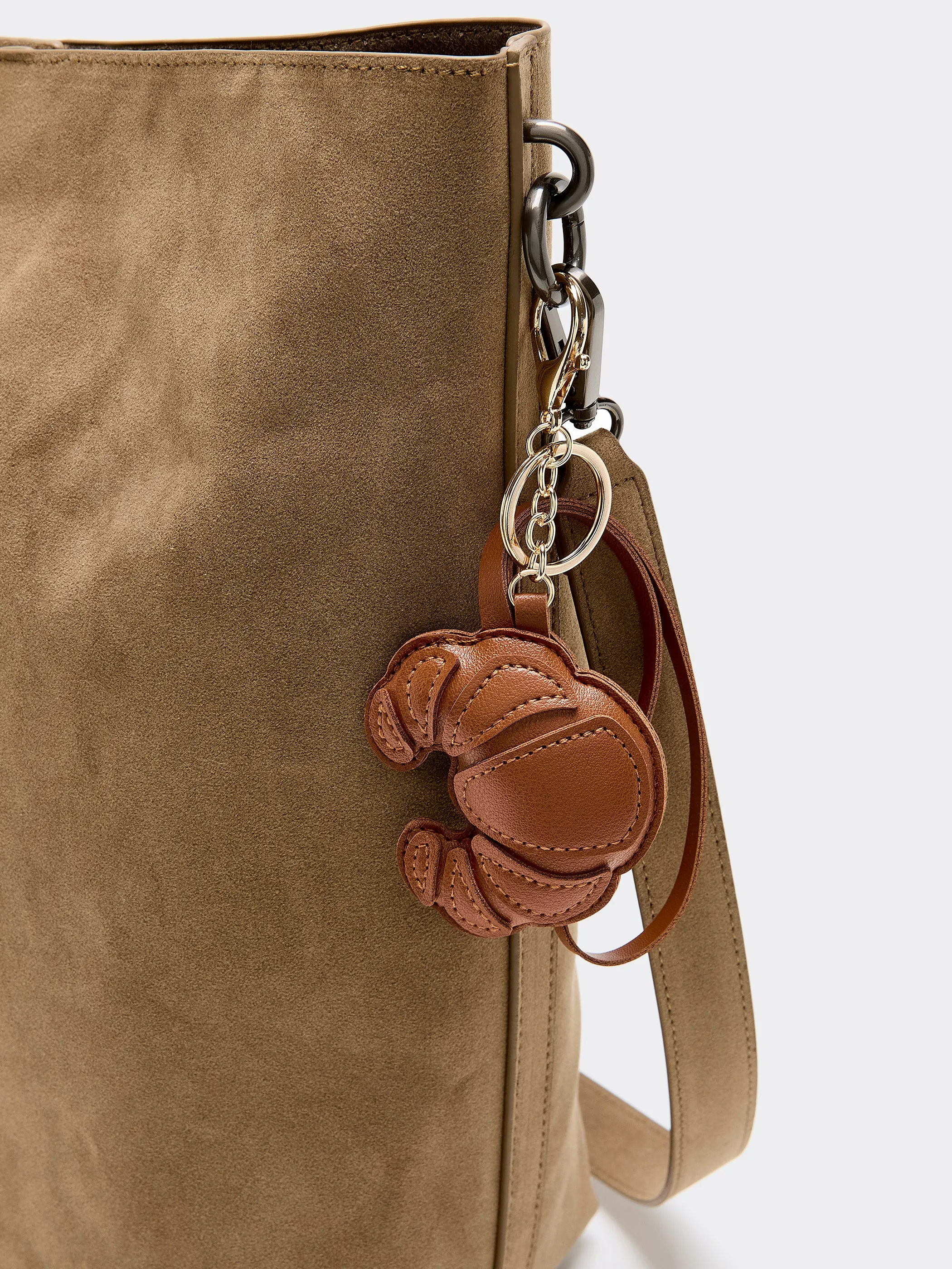 Faux Leather Croissant Bag Charm sold by Reitmans product image thumbnail 3