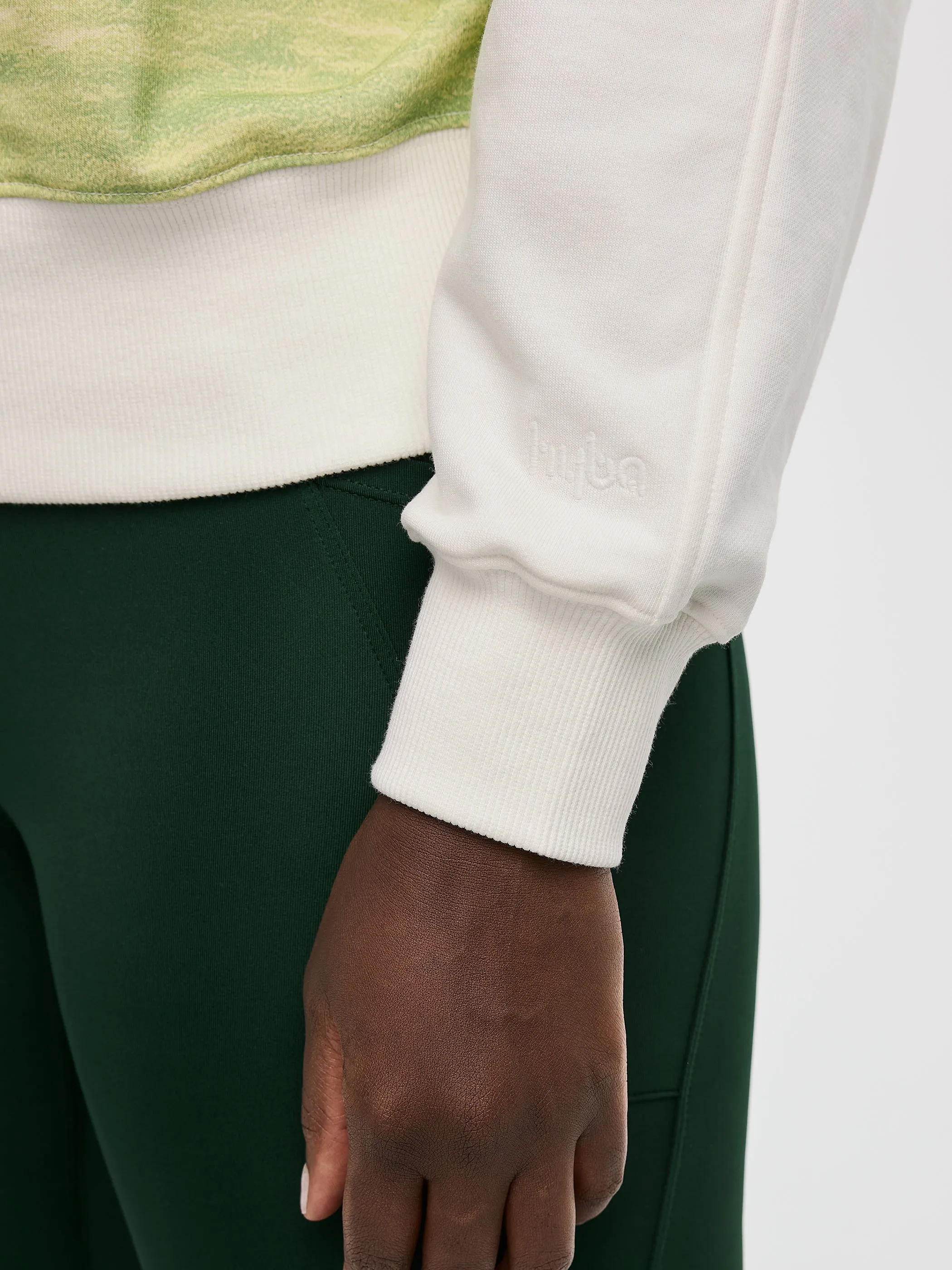 Long-Sleeve Crew-Neck French Terry Sweatshirt - Hyba sold by Reitmans product image thumbnail 5