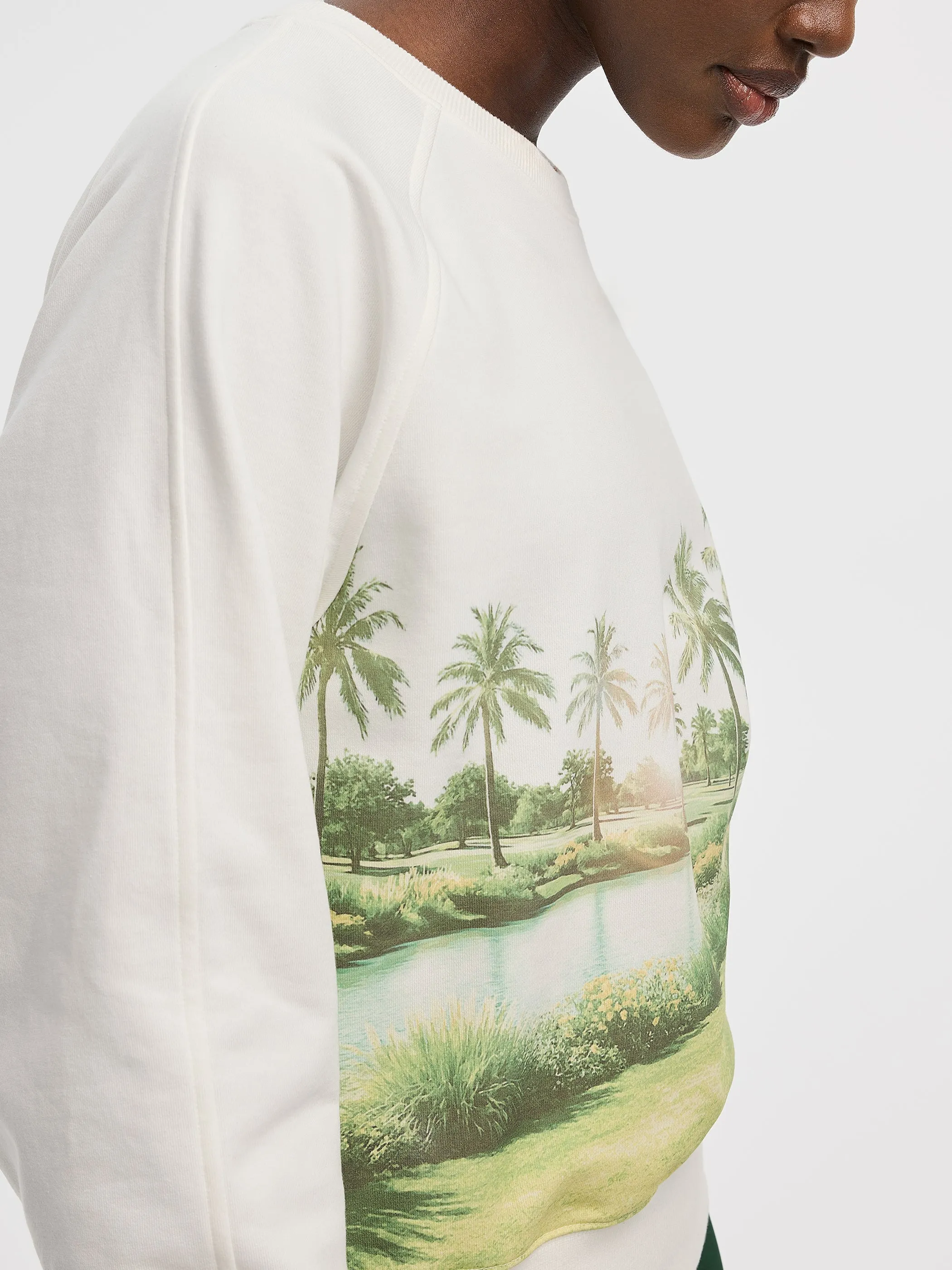 Long-Sleeve Crew-Neck French Terry Sweatshirt - Hyba sold by Reitmans product image thumbnail 2