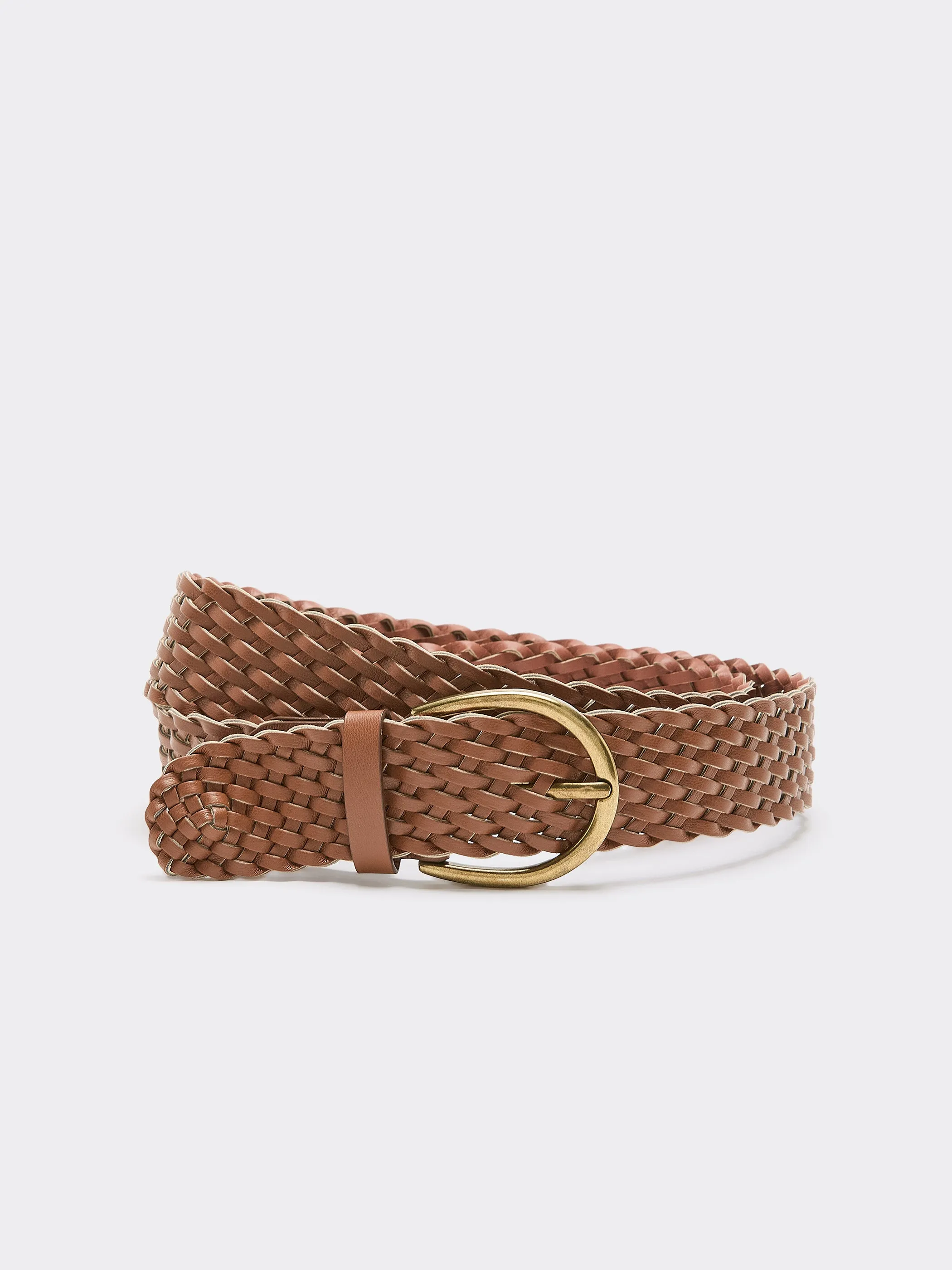 Braided Faux Leather Belt sold by Reitmans product image thumbnail 4