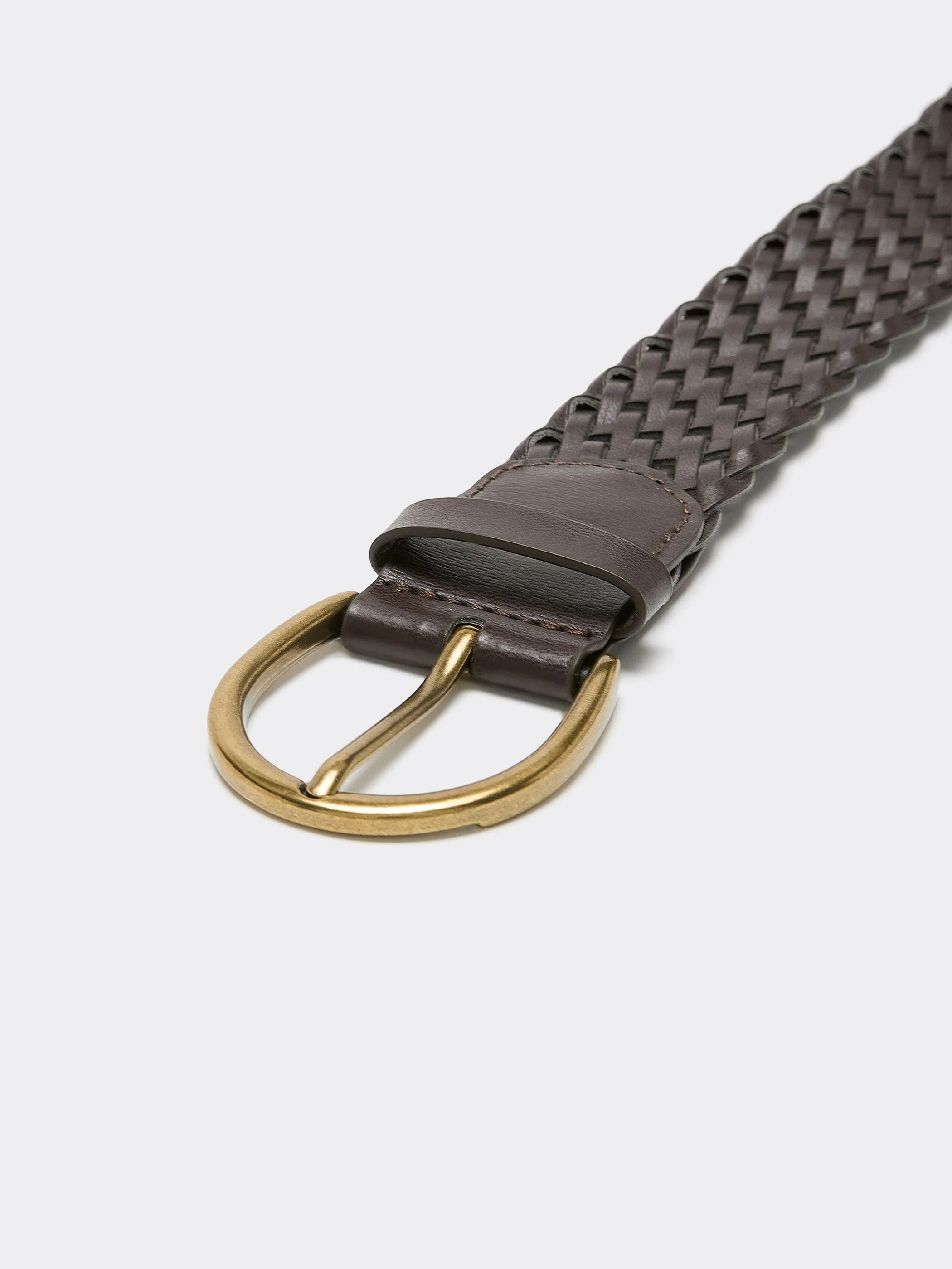 Braided Faux Leather Belt sold by Reitmans product image thumbnail 2