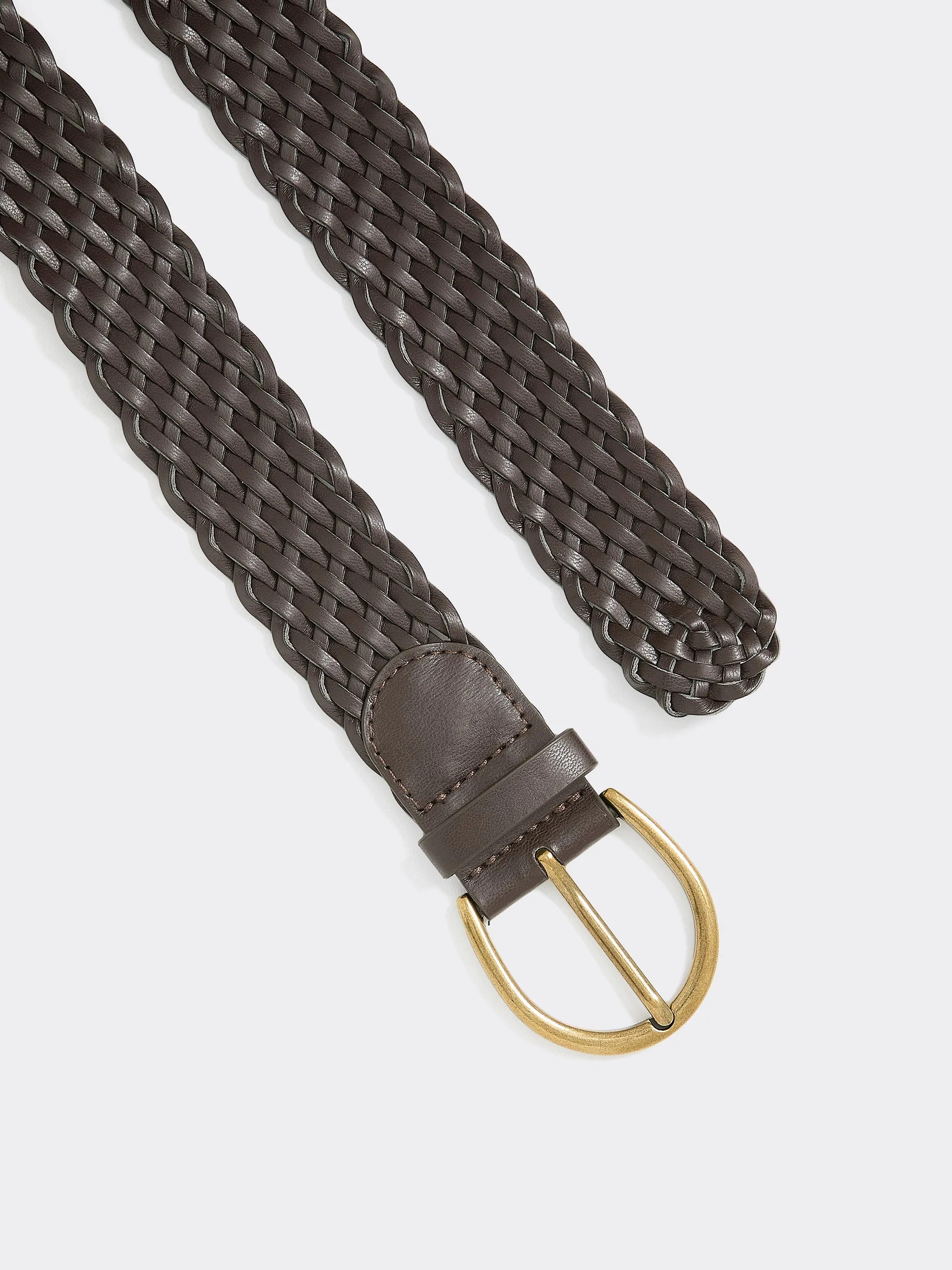 Braided Faux Leather Belt sold by Reitmans product image thumbnail 3