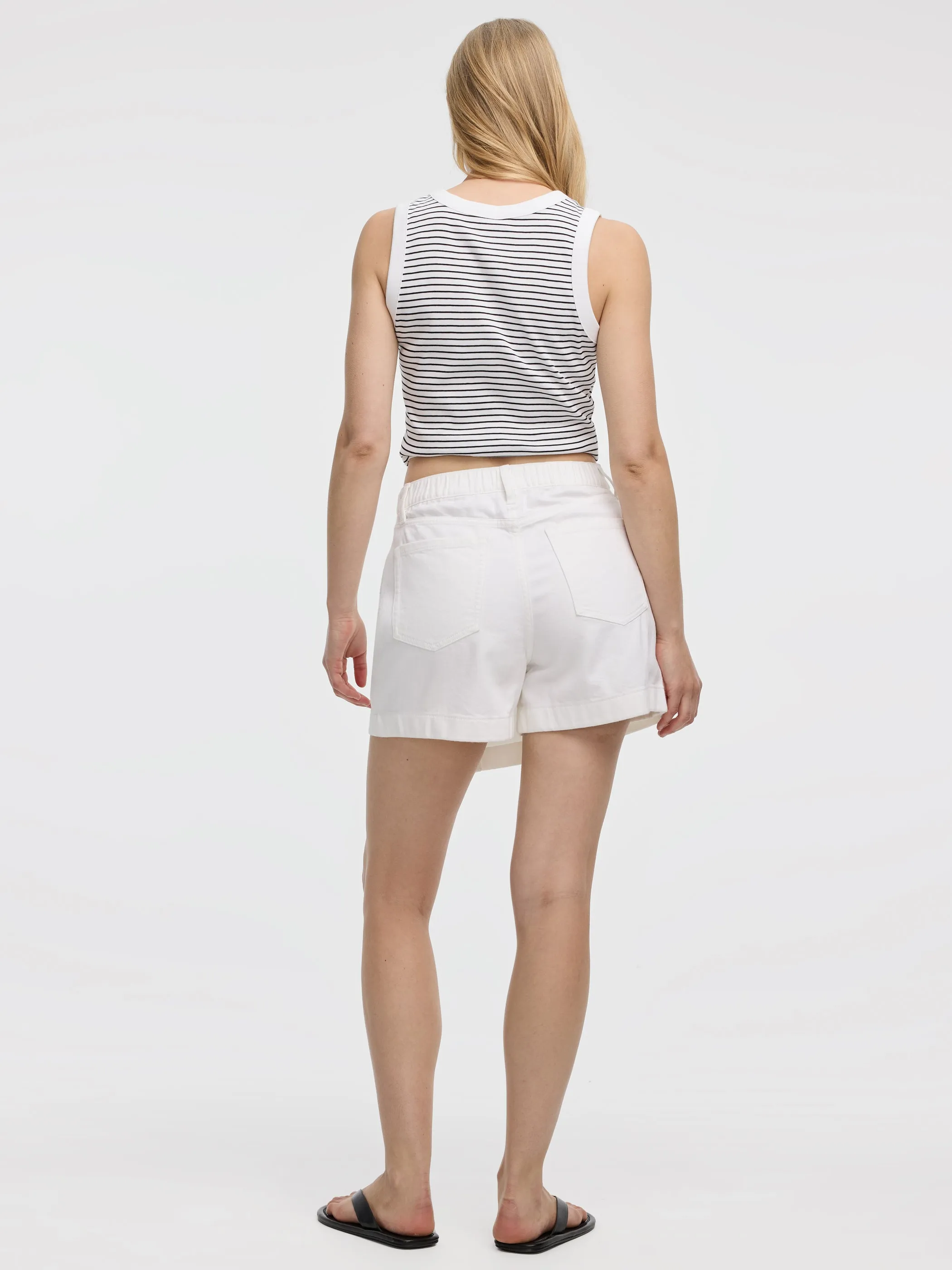 Flowy Denim Wrap Skort sold by Reitmans product image thumbnail 3