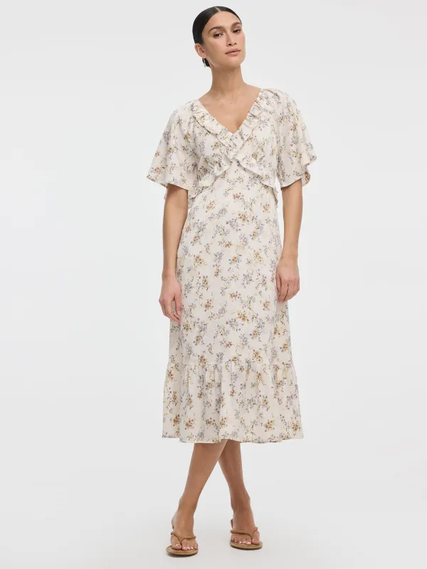 V-Neck Empire-Cut Midi Dress made by Reitmans