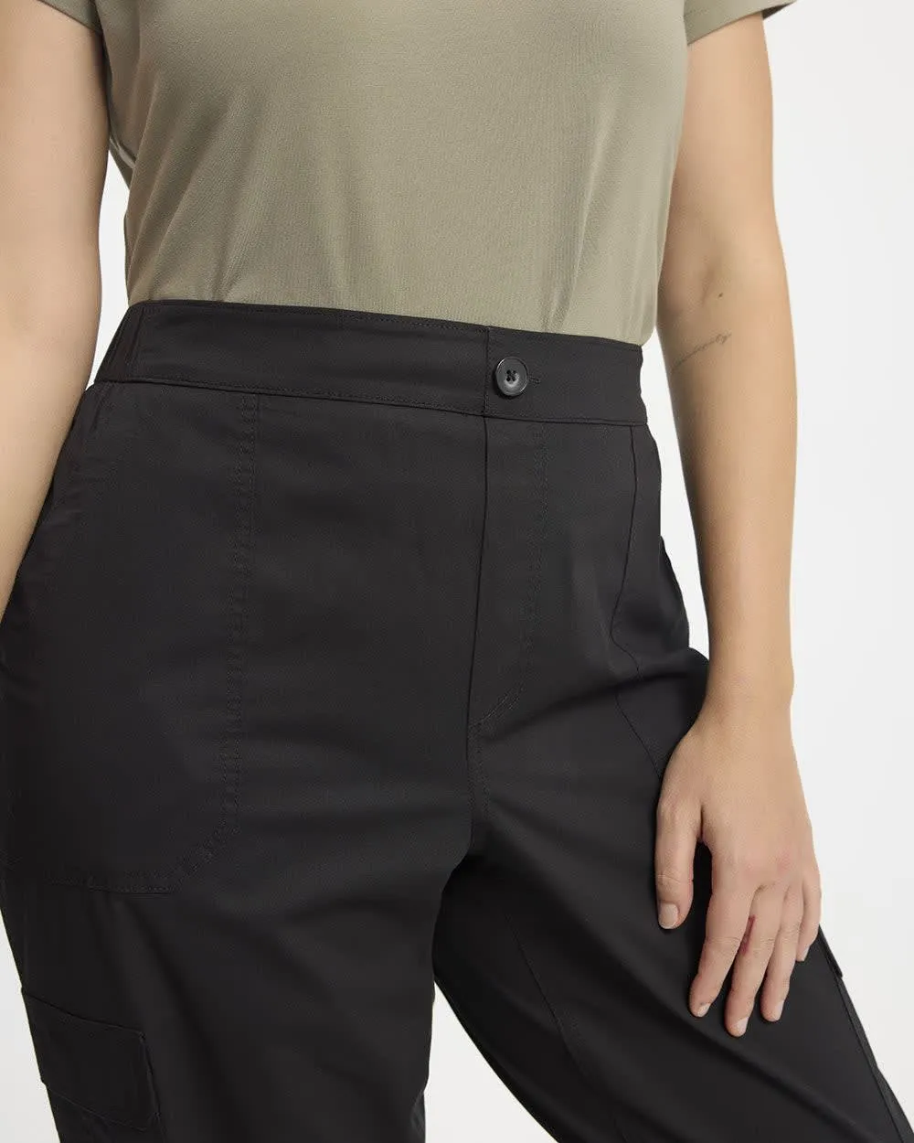 Poplin Jogger with Cargo Pockets - Petite sold by Reitmans product image thumbnail 5