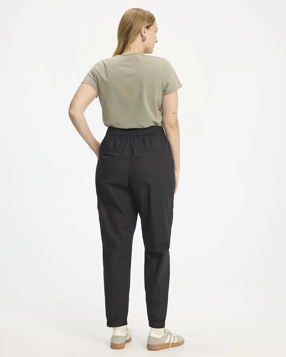 Poplin Jogger with Cargo Pockets - Petite sold by Reitmans product image thumbnail 2