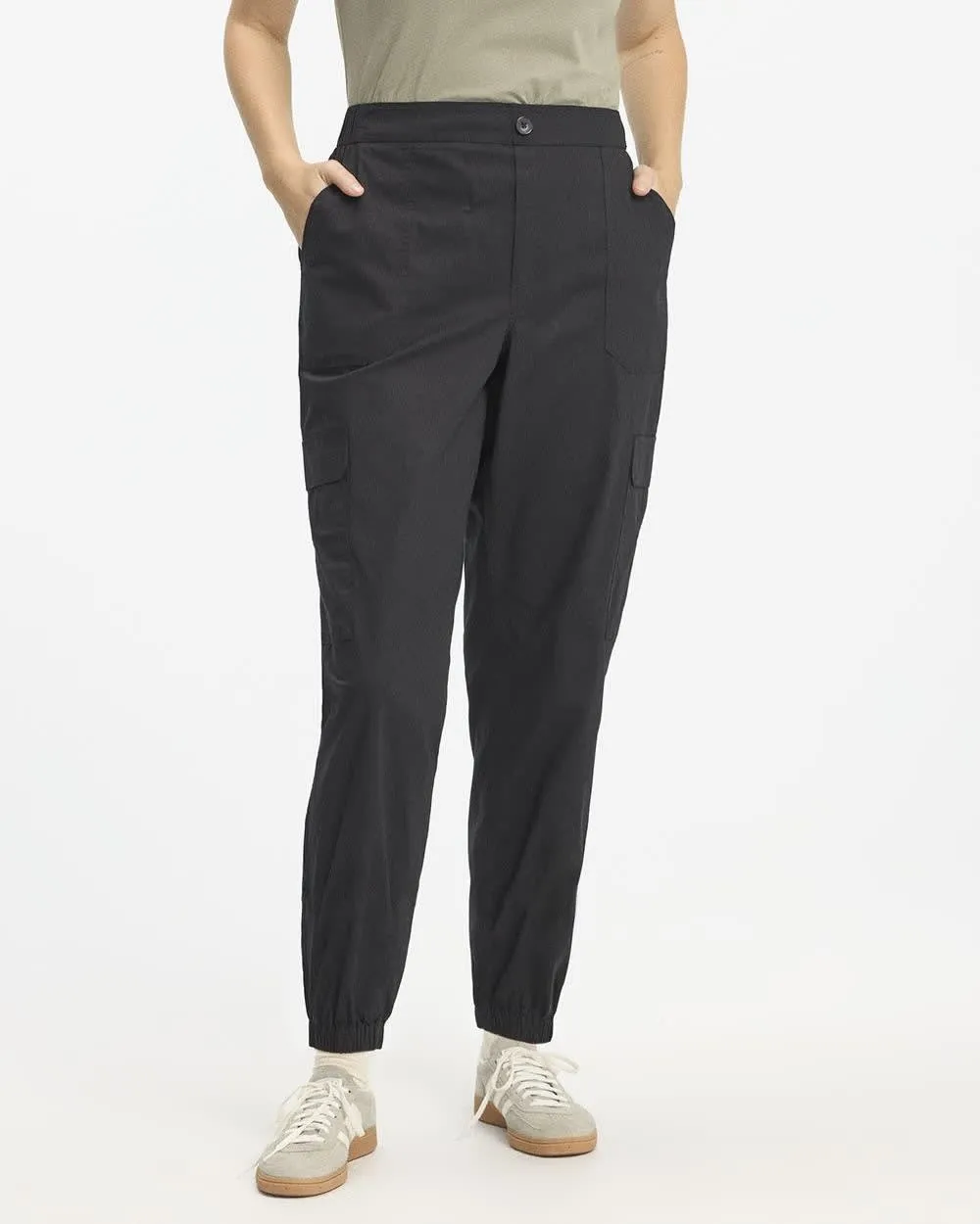 Poplin Jogger with Cargo Pockets - Petite sold by Reitmans product image thumbnail 3