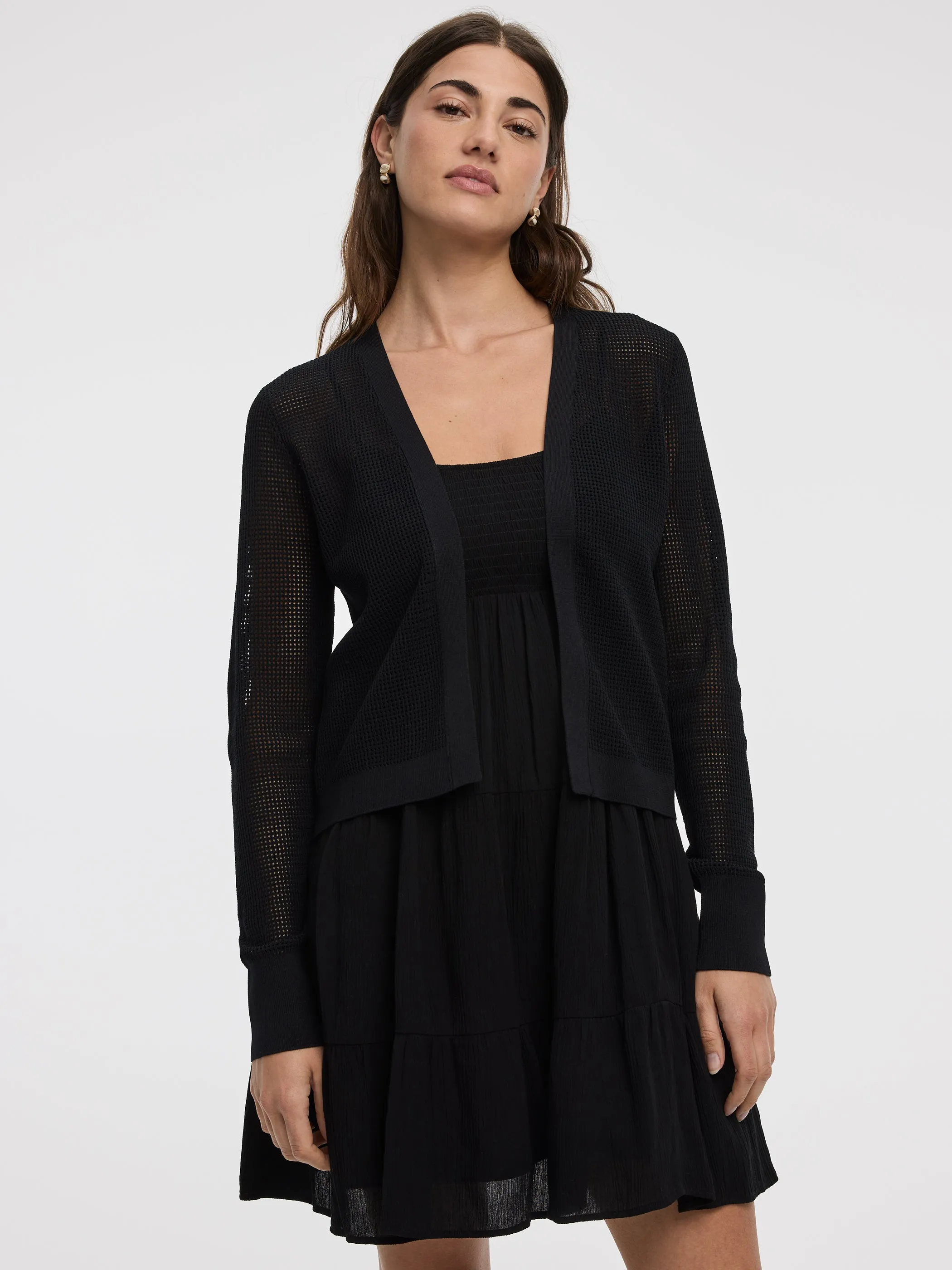 Long-Sleeve Fitted Bolero sold by Reitmans