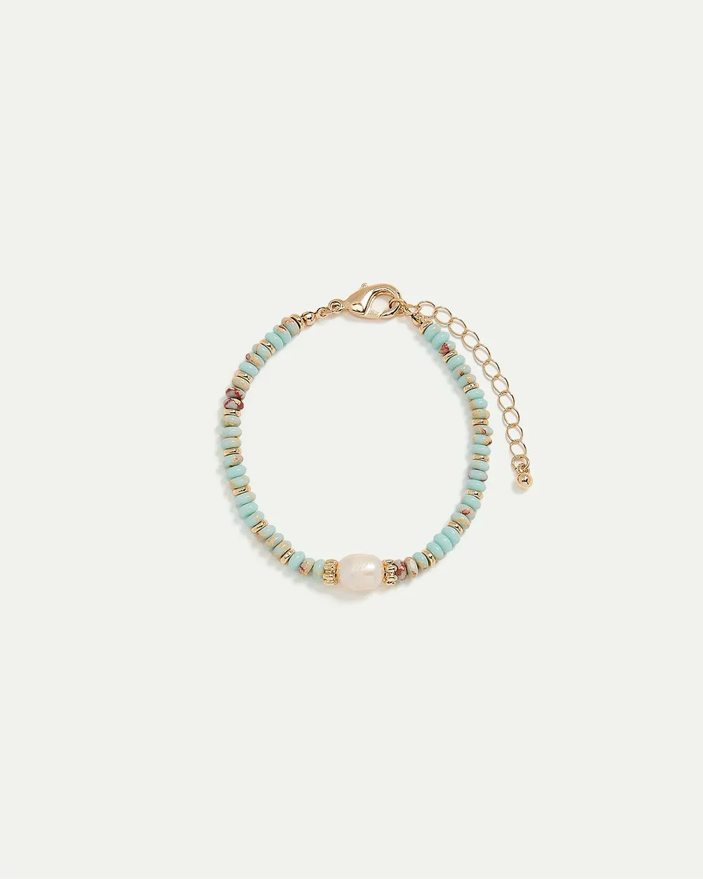 Beaded Bracelet with Freshwater Pearl sold by Reitmans