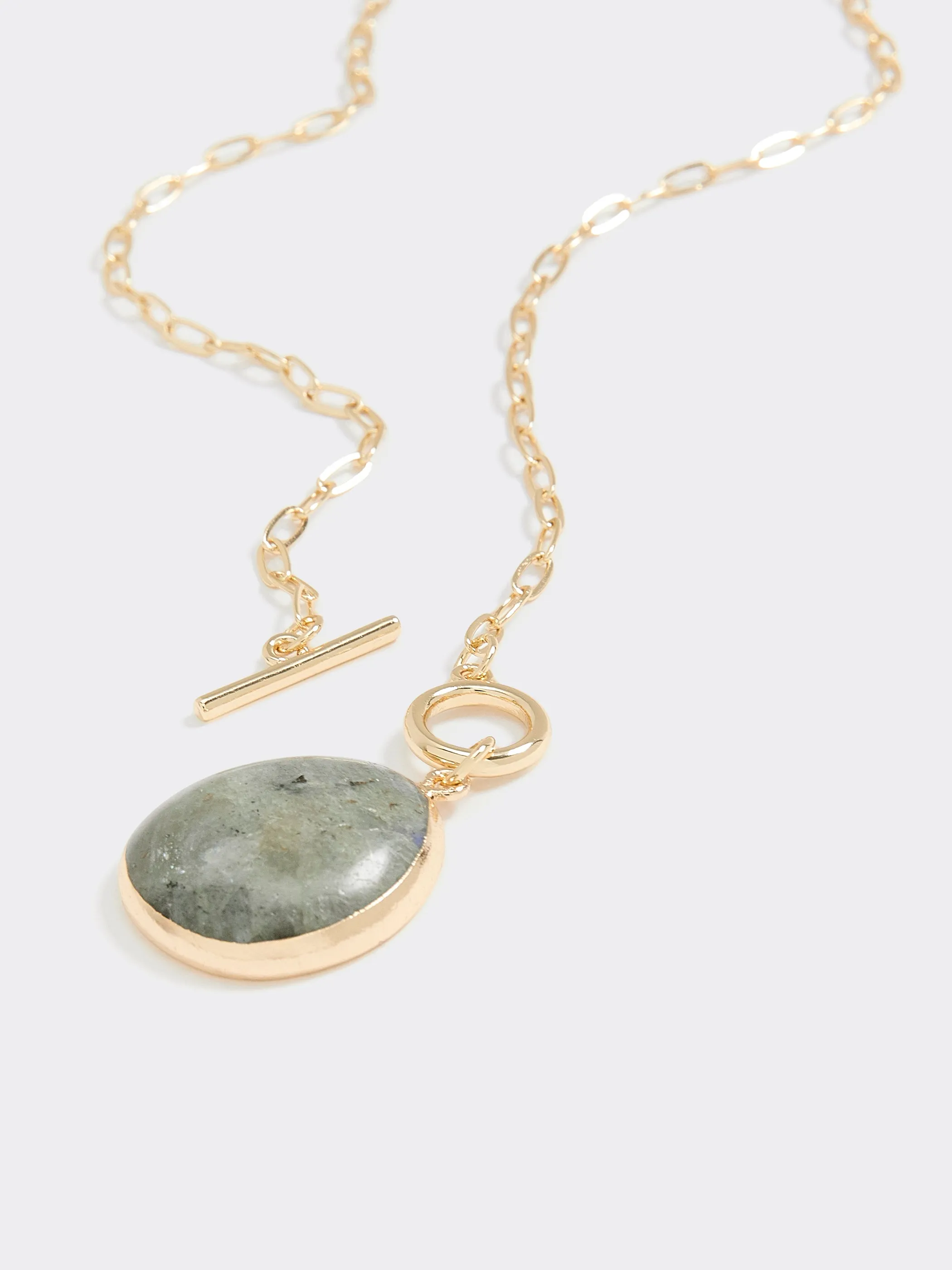 Long Necklace with Stone Pendant sold by Reitmans