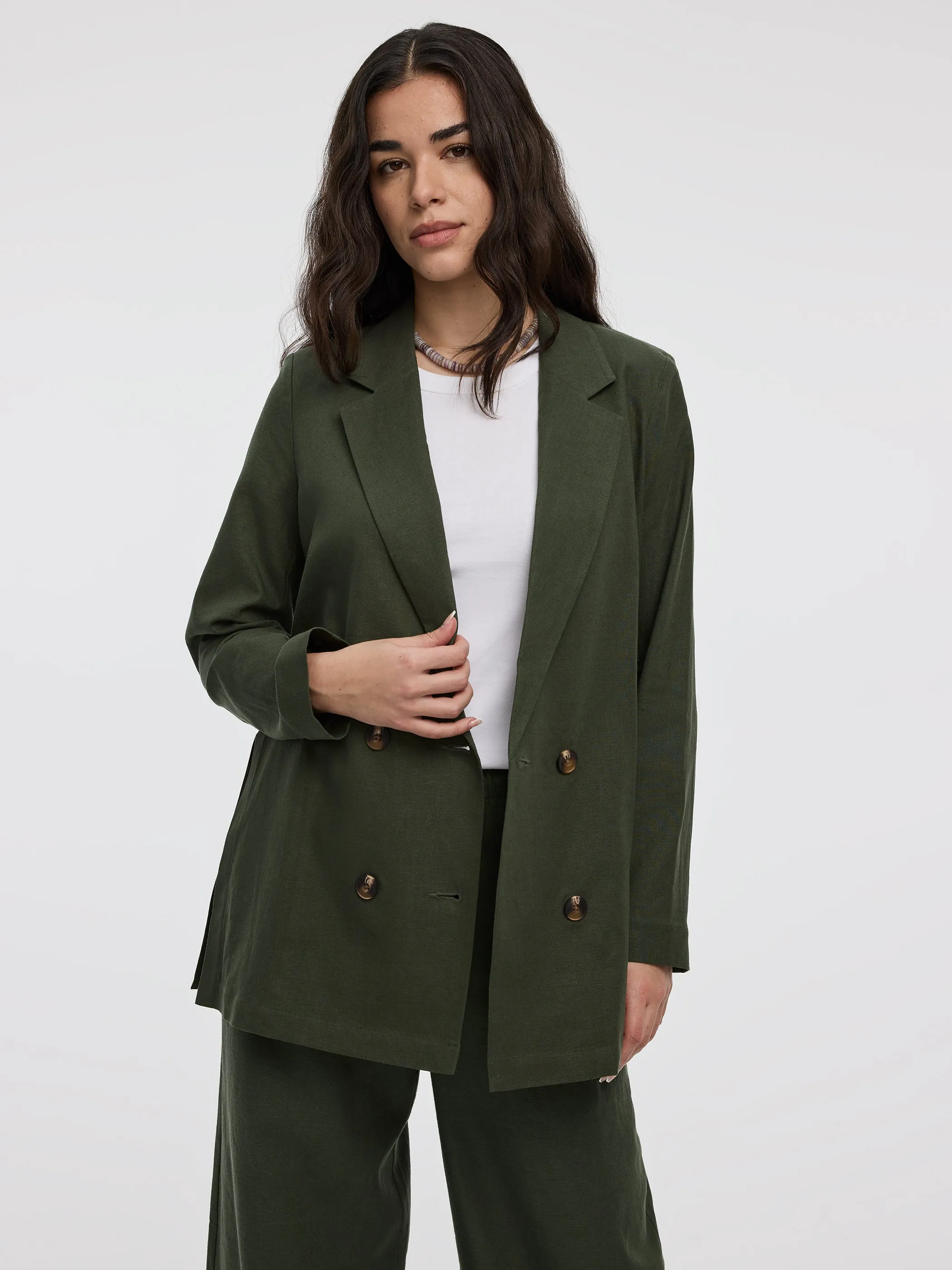 Double-Breasted Blazer sold by Reitmans product image thumbnail 5