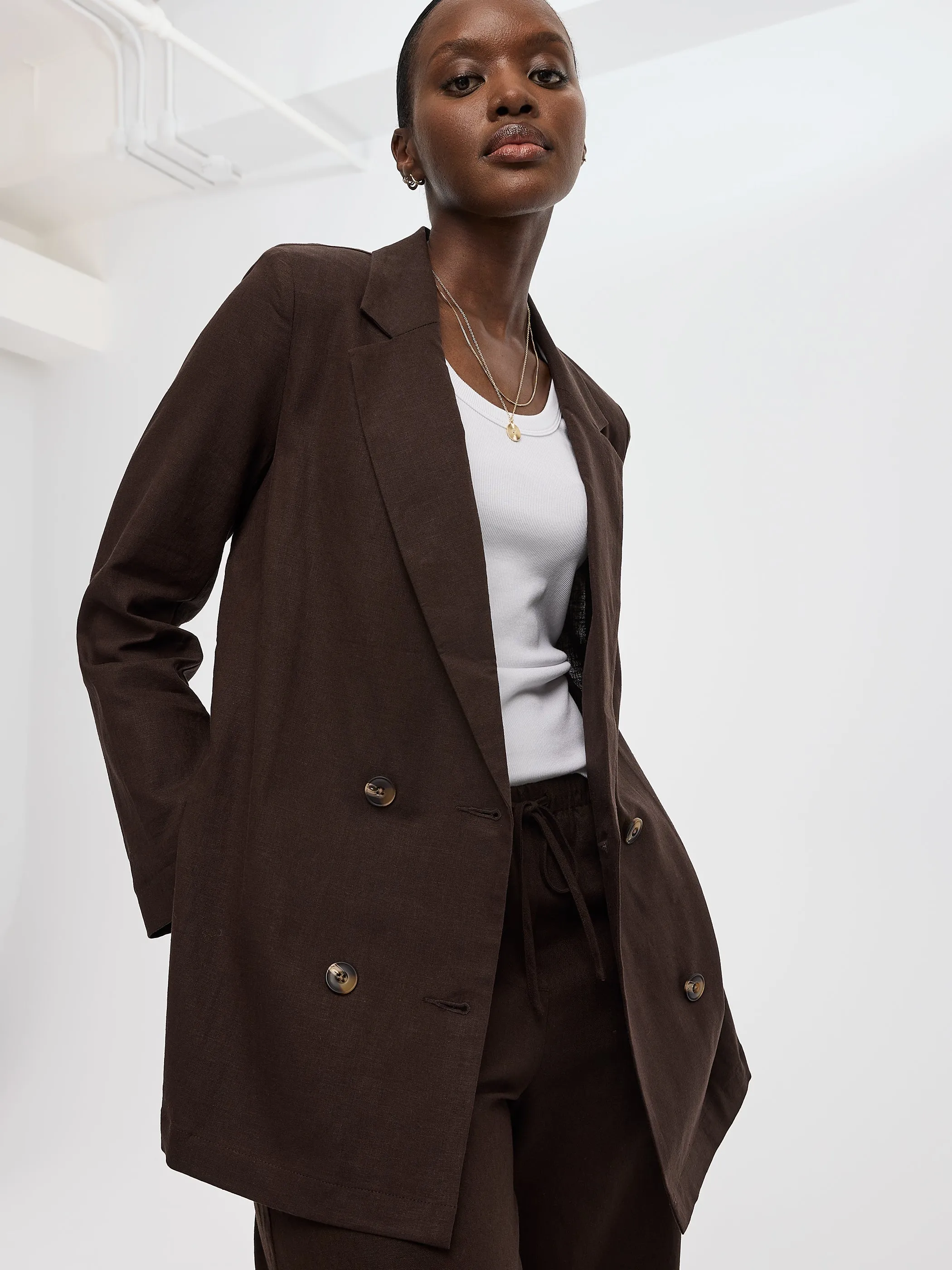 Double-Breasted Blazer sold by Reitmans product image thumbnail 4