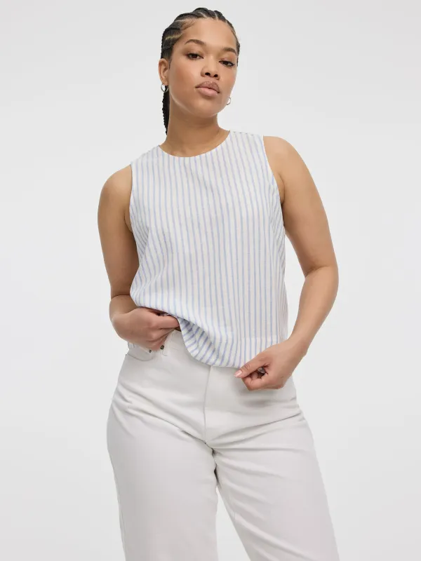 Sleeveless Crew-Neck Blouse made by Reitmans