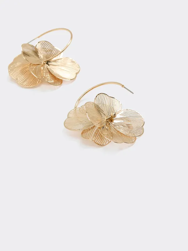 Hoops with Flowers made by Reitmans