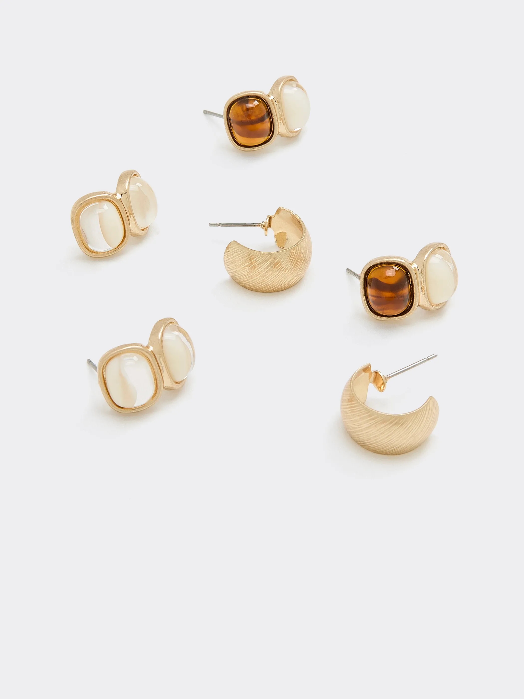 Hoop Earrings - 3 Pairs sold by Reitmans