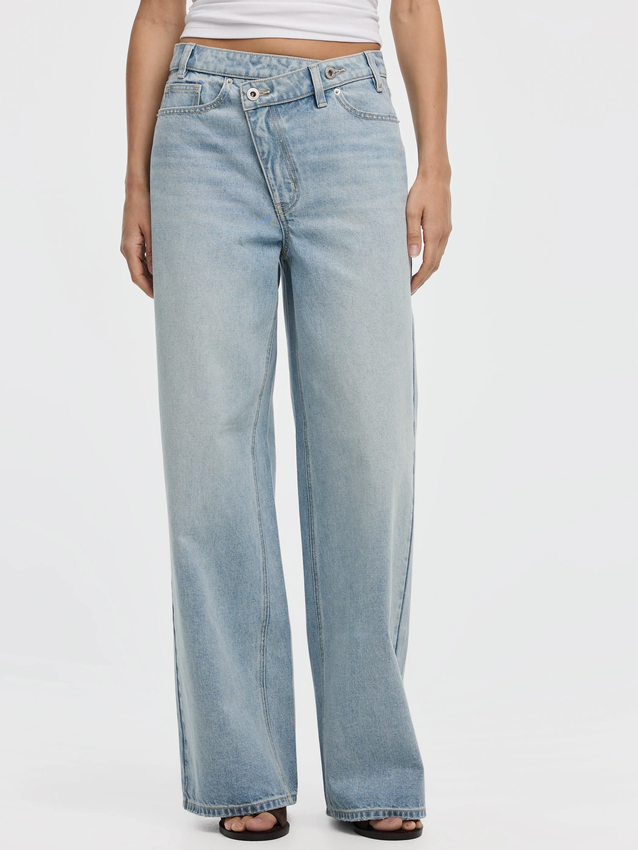 Wide-Leg Wrap-Waist Pant sold by Reitmans product image thumbnail 2