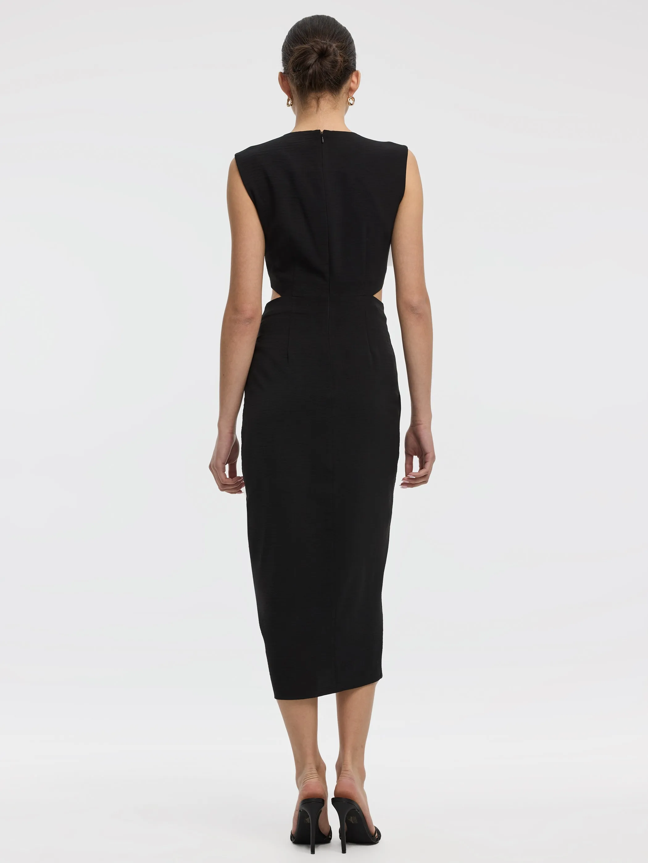 Sleeveless Fitted Maxi Dress with Cut-Out Details sold by Reitmans product image thumbnail 3