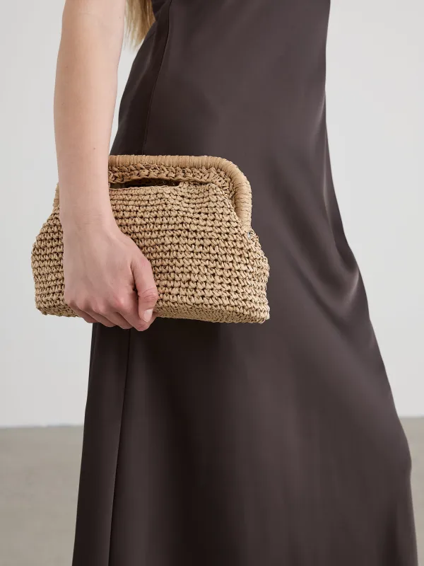 Structured Straw Bag made by Reitmans