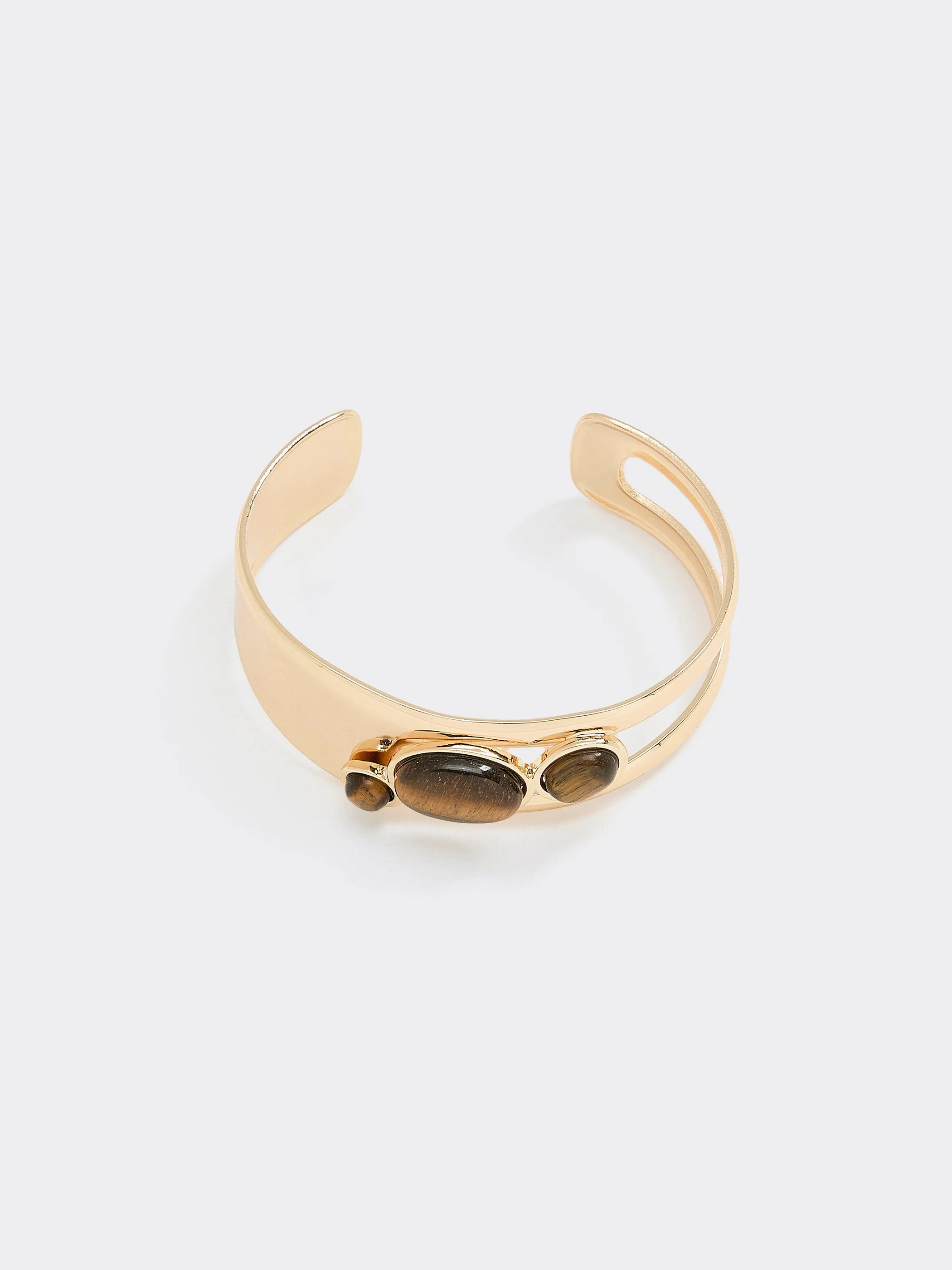 Bangle Bracelet with Tiger Eyes sold by Reitmans product image thumbnail 2