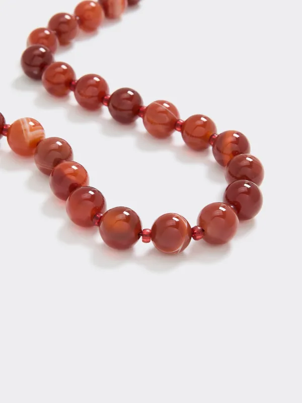 Agate Beaded Necklace made by Reitmans