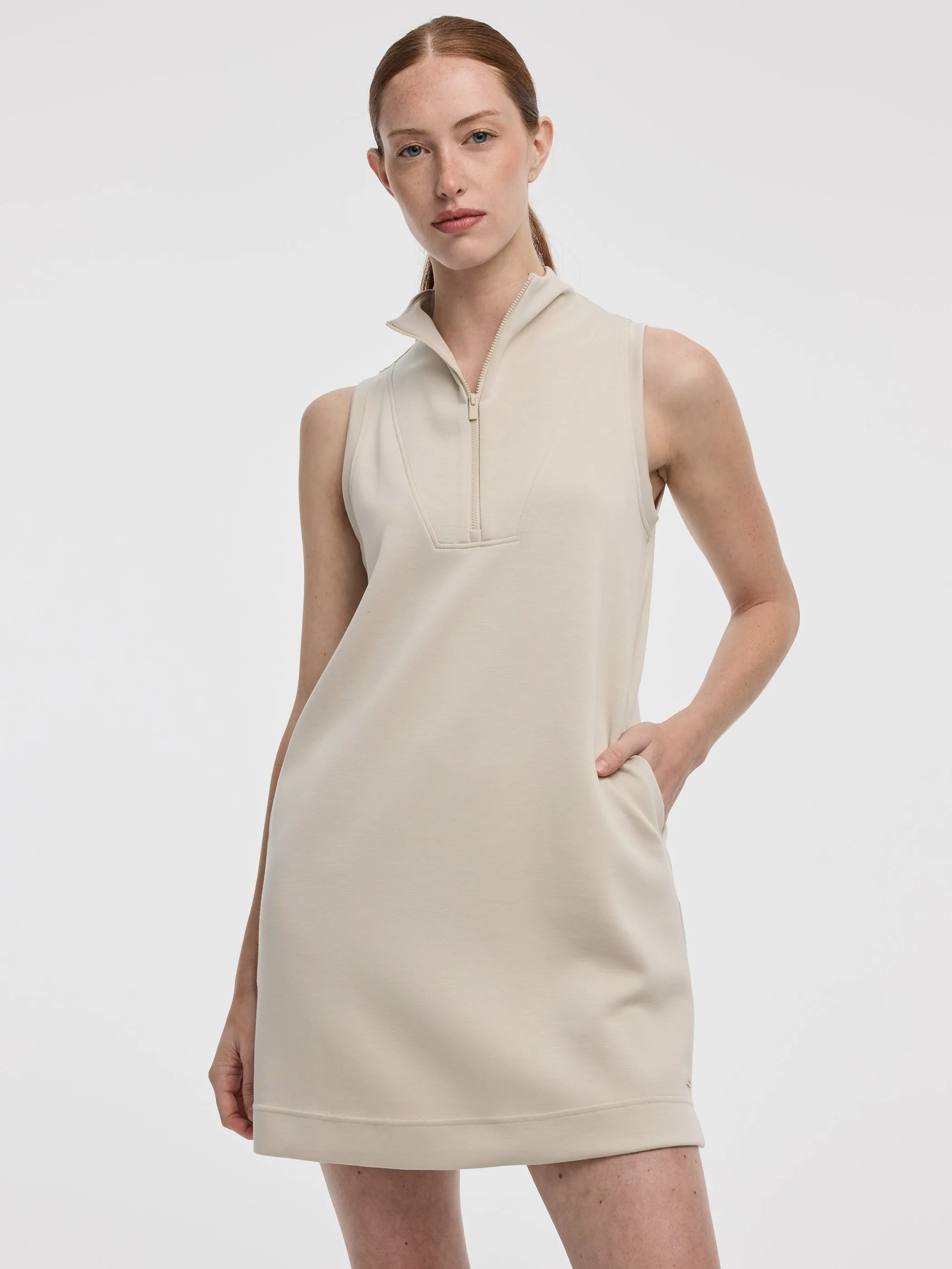 Sleeveless Half-Zip Dress - HYLUX Hyba sold by Reitmans product image thumbnail 4