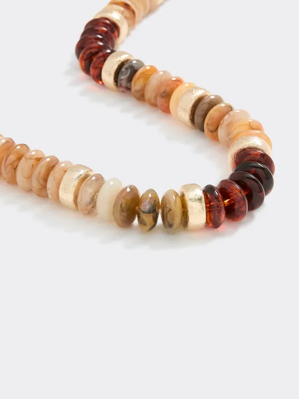 Short Necklace with Disc Beads made by Reitmans