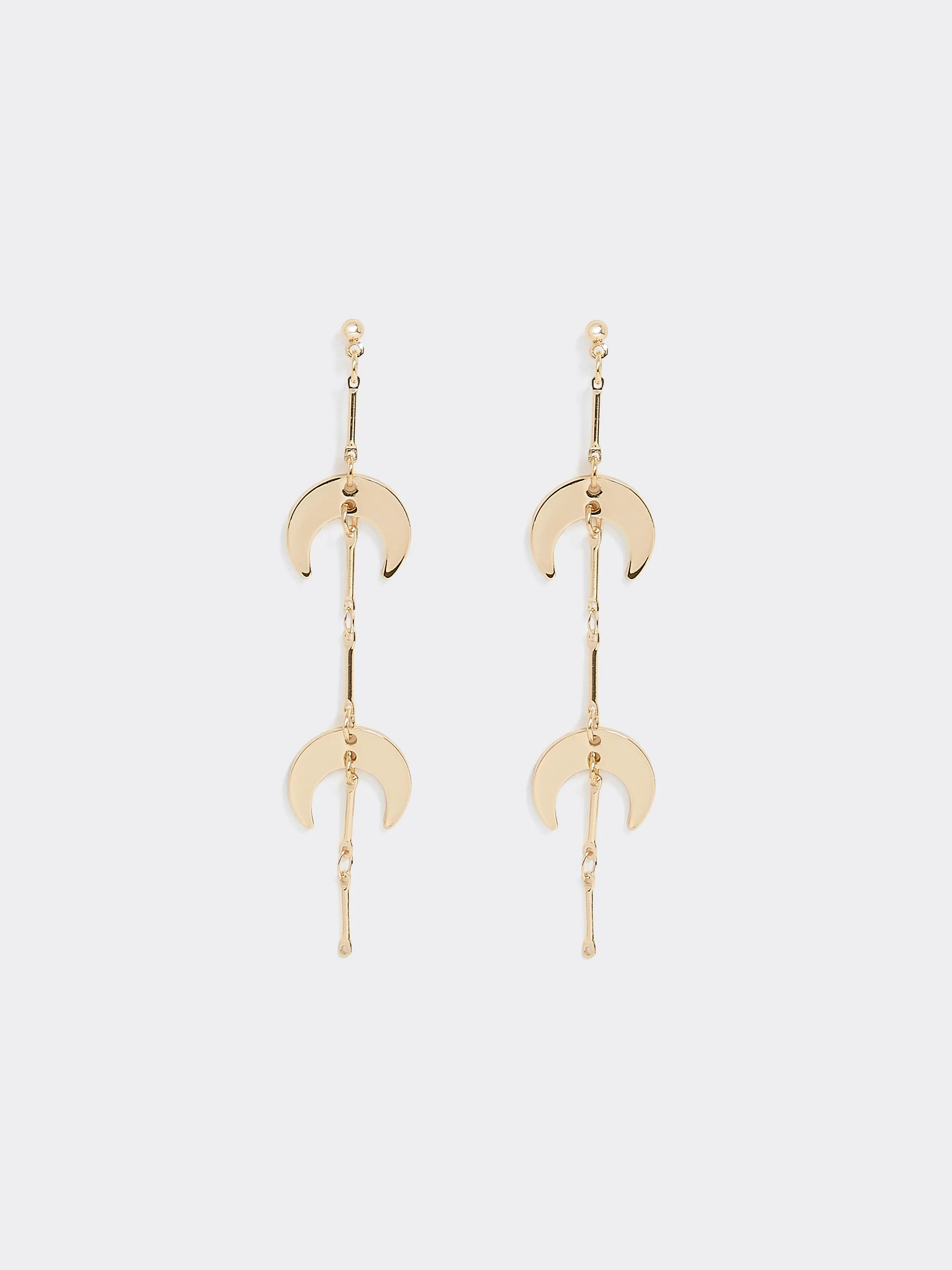 Earrings with Half-Moon Pendants sold by Reitmans product image thumbnail 2