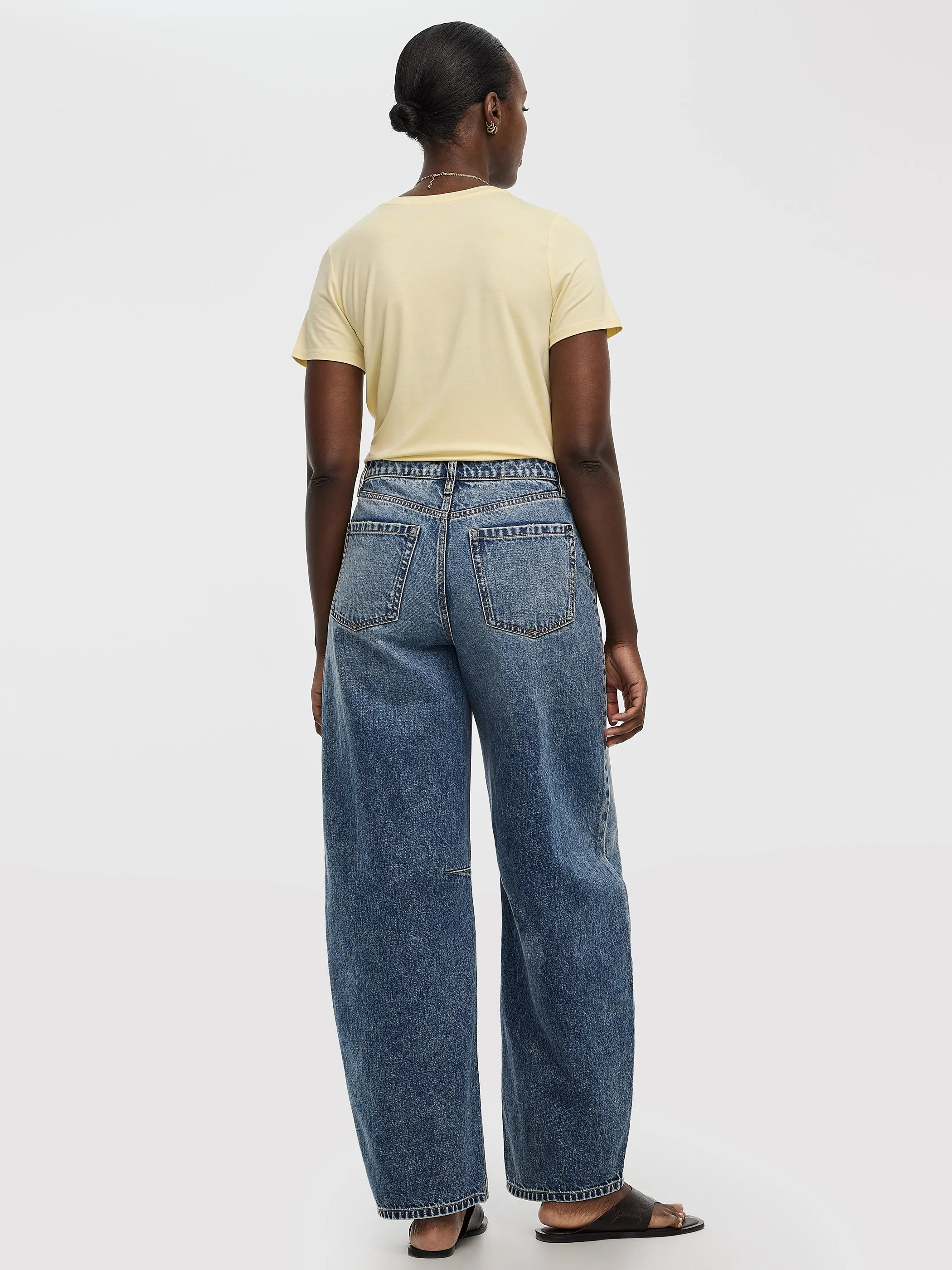 Mid-Rise Barrel Pant sold by Reitmans product image thumbnail 5
