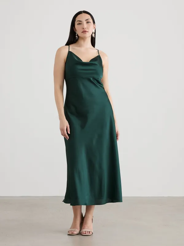 Sleeveless Maxi Dress with Cowl Neckline made by Reitmans