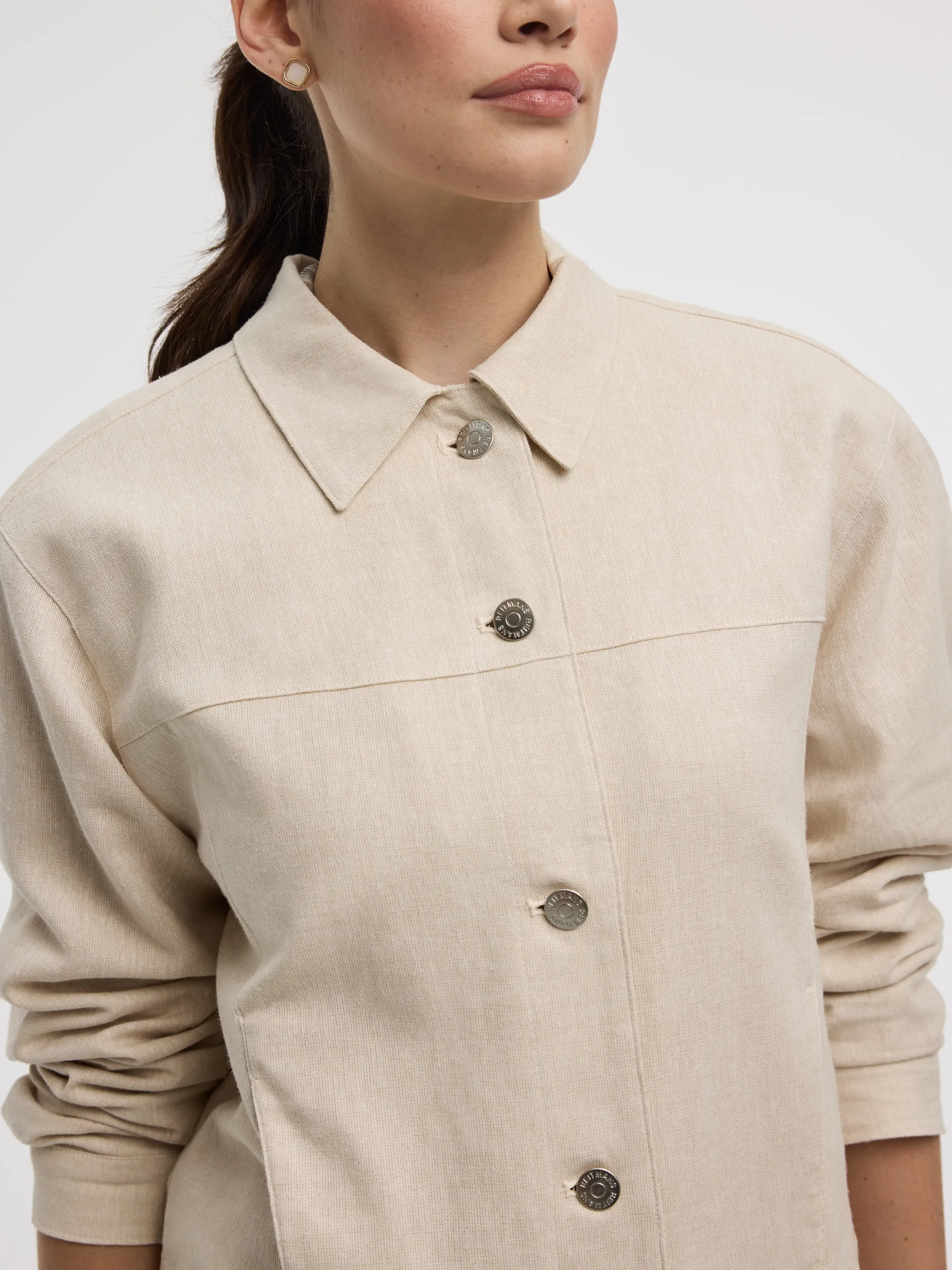 Linen Jacket sold by Reitmans product image thumbnail 2