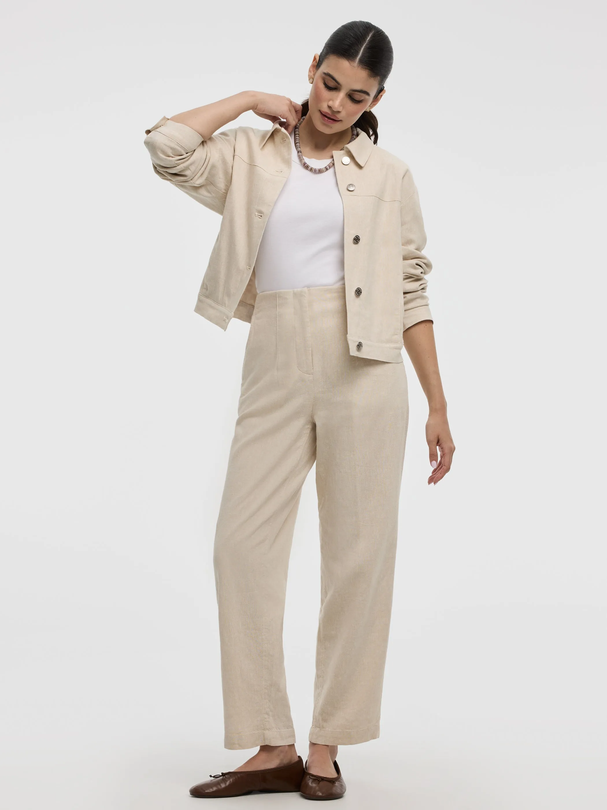 Linen Jacket sold by Reitmans product image thumbnail 4