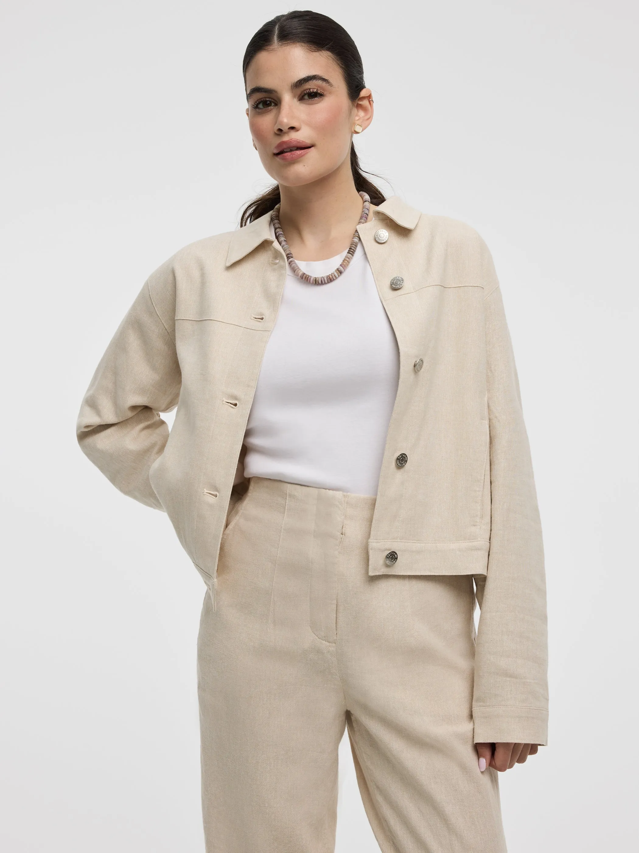Linen Jacket sold by Reitmans
