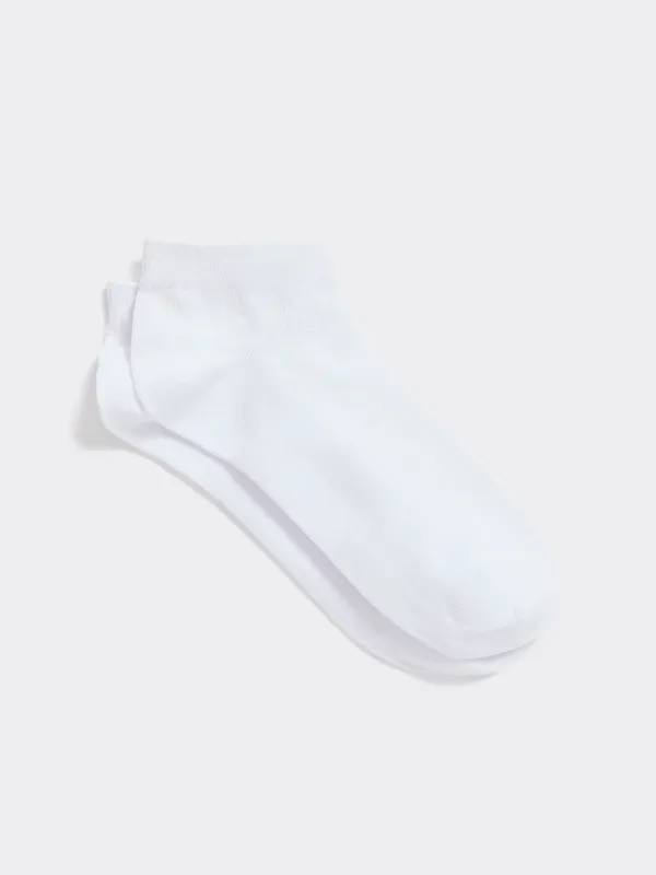 Anklet Socks with Pointelle Stitches made by Reitmans