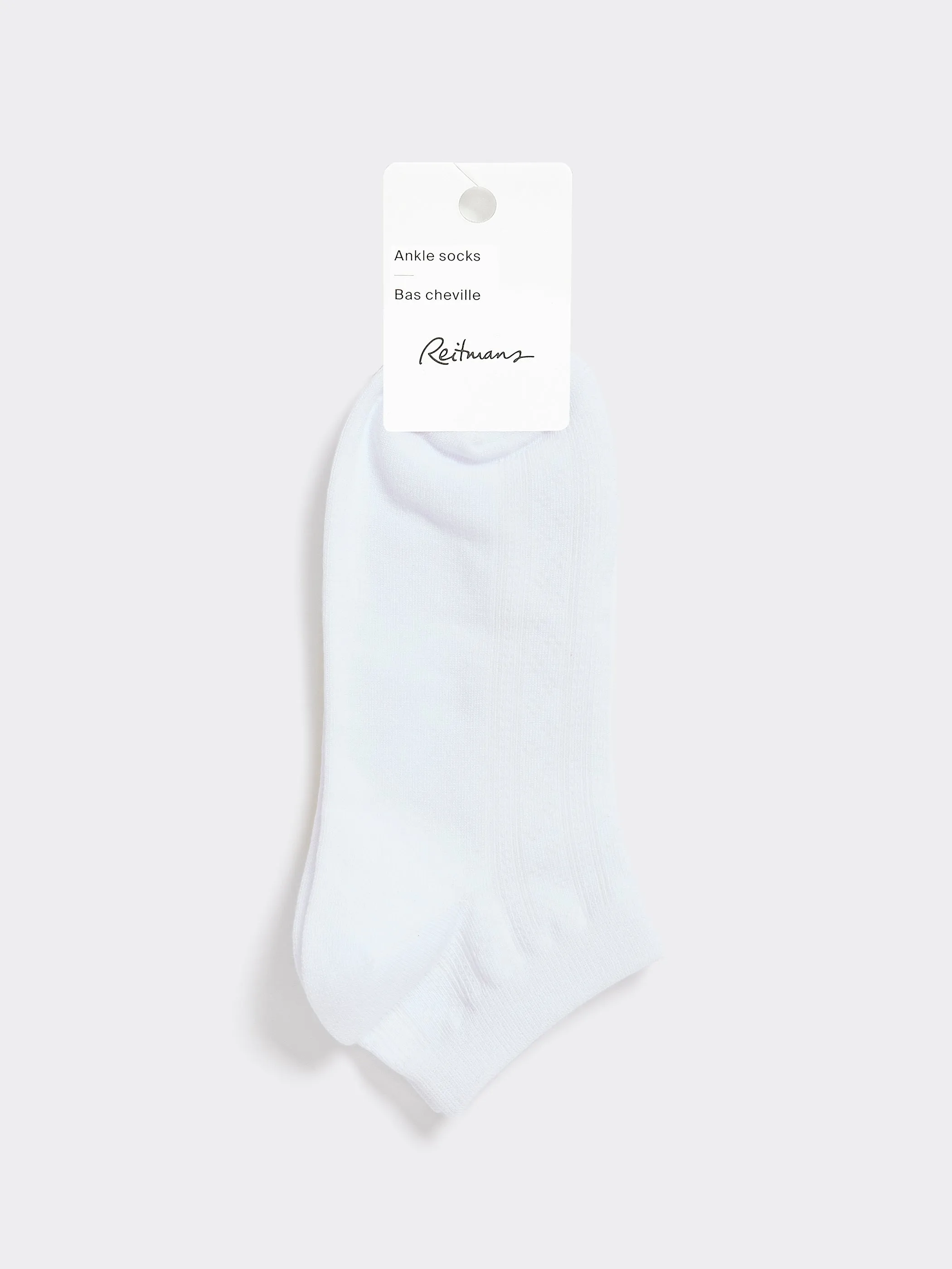 Anklet Socks with Pointelle Stitches sold by Reitmans product image thumbnail 2