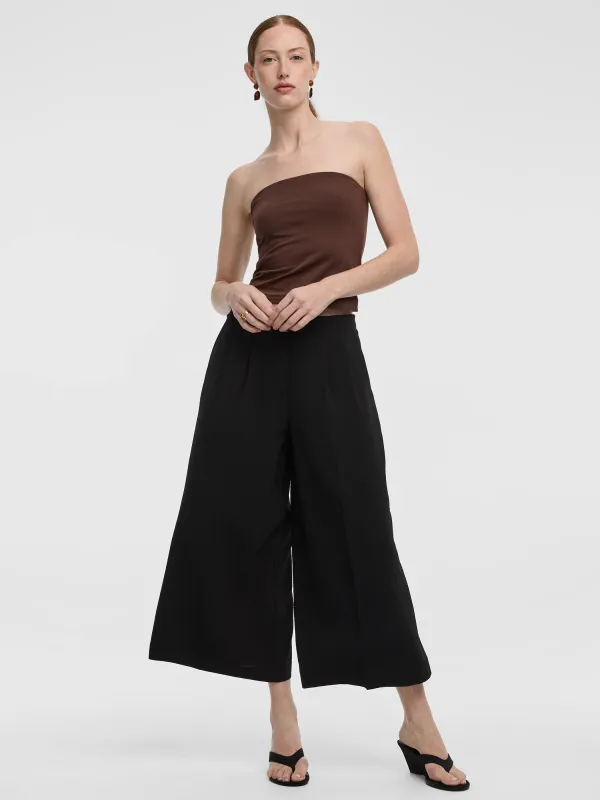 Cropped Wide-Leg High-Rise Pant made by Reitmans