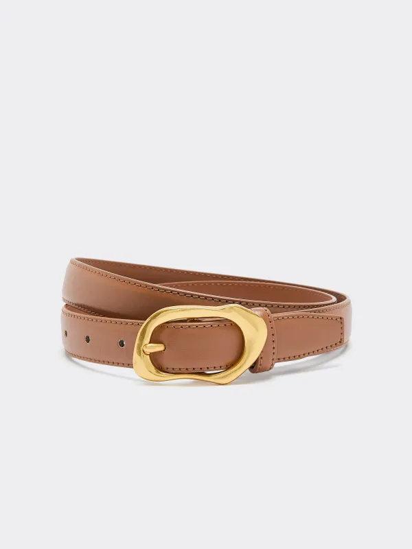 Skinny Belt with Organic Buckle made by Reitmans