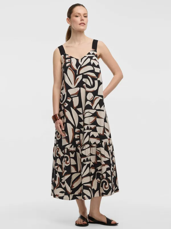Sleeveless Maxi Dress with Contrast Straps made by Reitmans