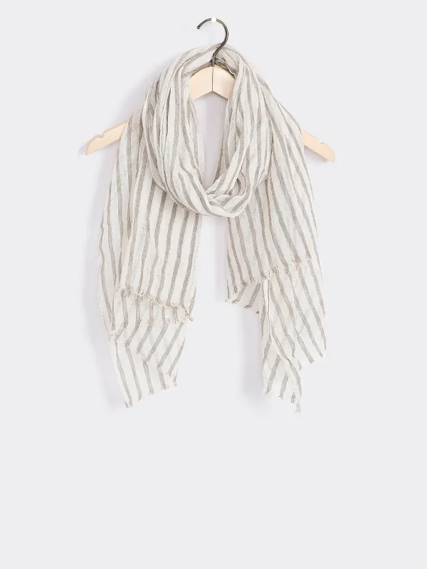 Linen-Blend Oblong Scarf made by Reitmans