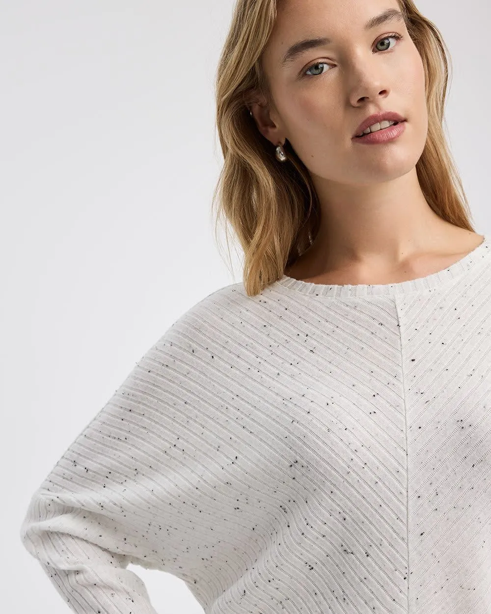 Long-Sleeve Crew-Neck Snit Top sold by Reitmans product image thumbnail 4