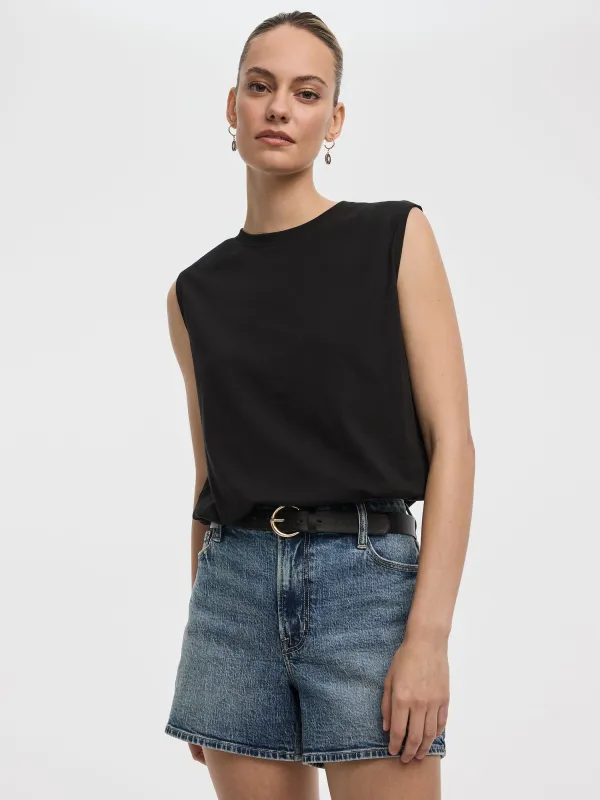 Crew-Neck Tank with Bubble Hem made by Reitmans