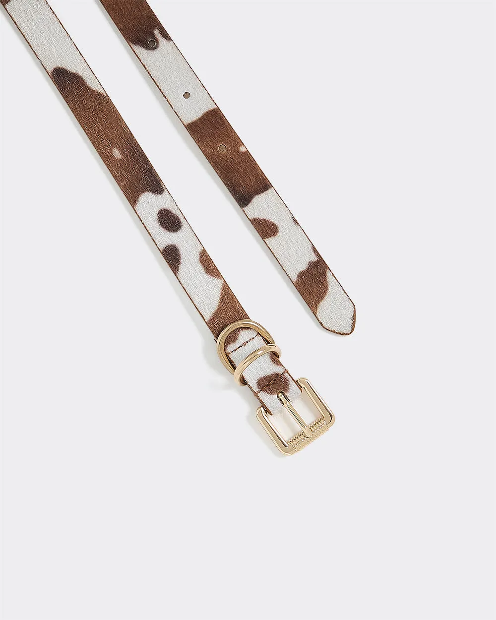 Faux Leather Belt with Cow Print sold by Reitmans product image thumbnail 3